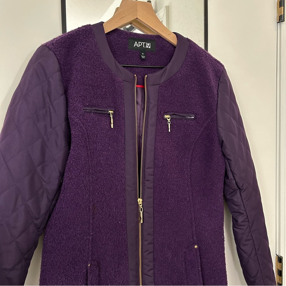APT 9 purple coat